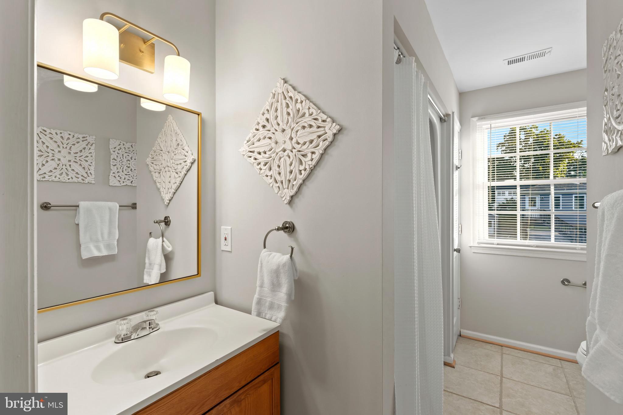 310 Magothy Road Severna Park, MD 21146 - Photo 19 of 38 a bathroom with a sink mirror and a window