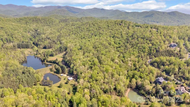 a view of a area with a mountain