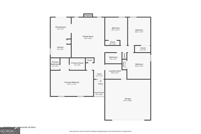 $2,430 | 125 Whitney Way, Fayetteville, GA 30214