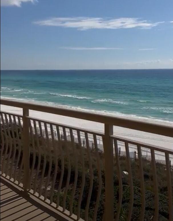 10254 East County Highway, Unit 31E Inlet Beach, FL 32461 - Photo 1 of 1 a balcony with a ocean view