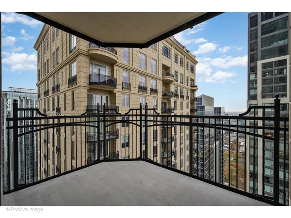 a balcony view with city view