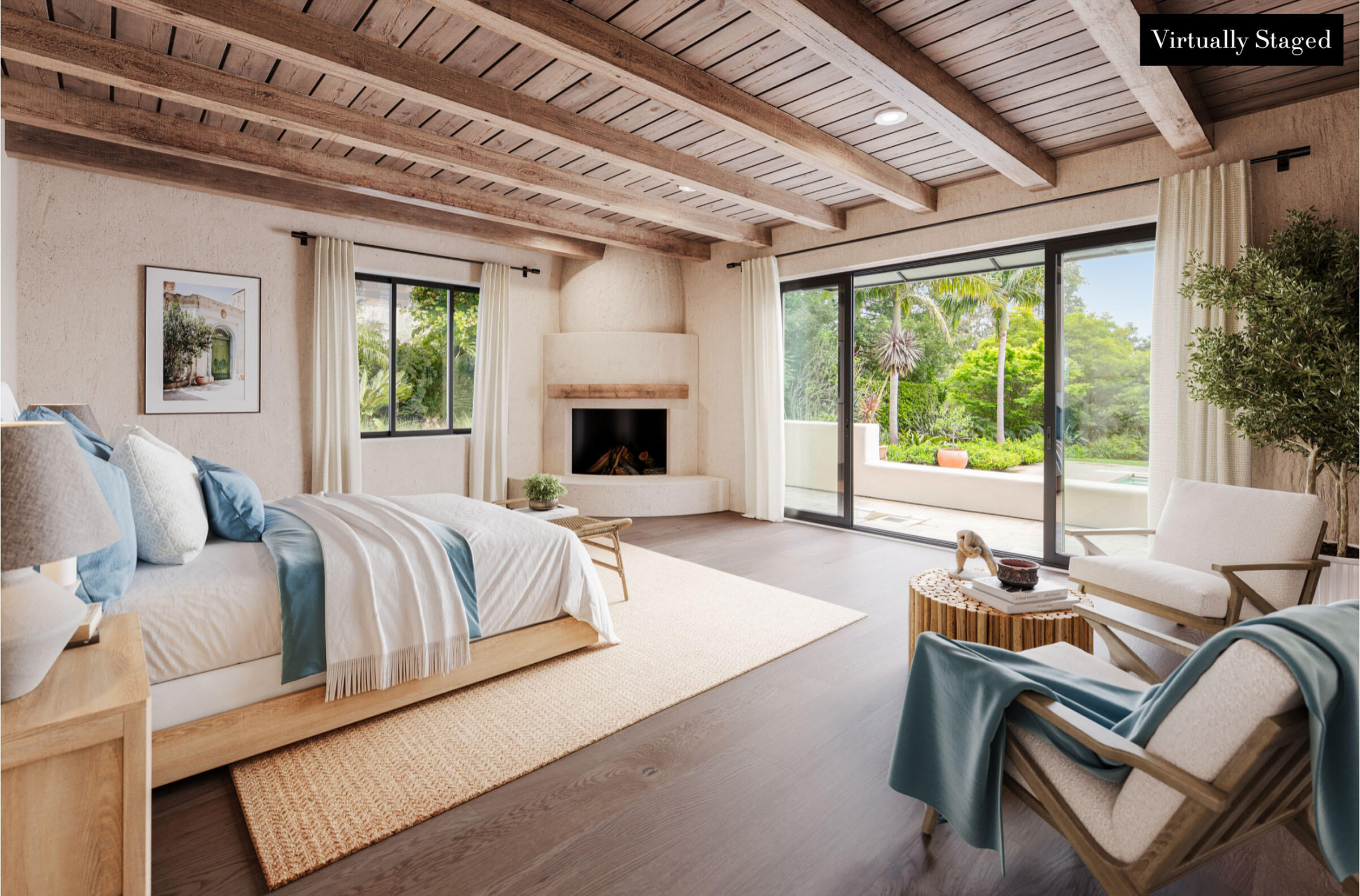 890 Park Lane Montecito, CA 93108 - Photo 12 of 30 a living room with furniture and a large window
