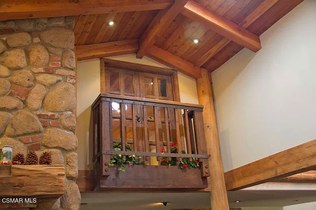 a view of a door of the house