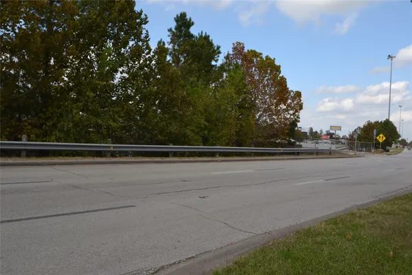 a view of front door and small houses