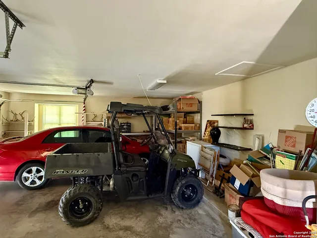 a view of car garage