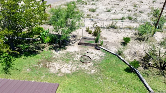 a view of outdoor space with garden