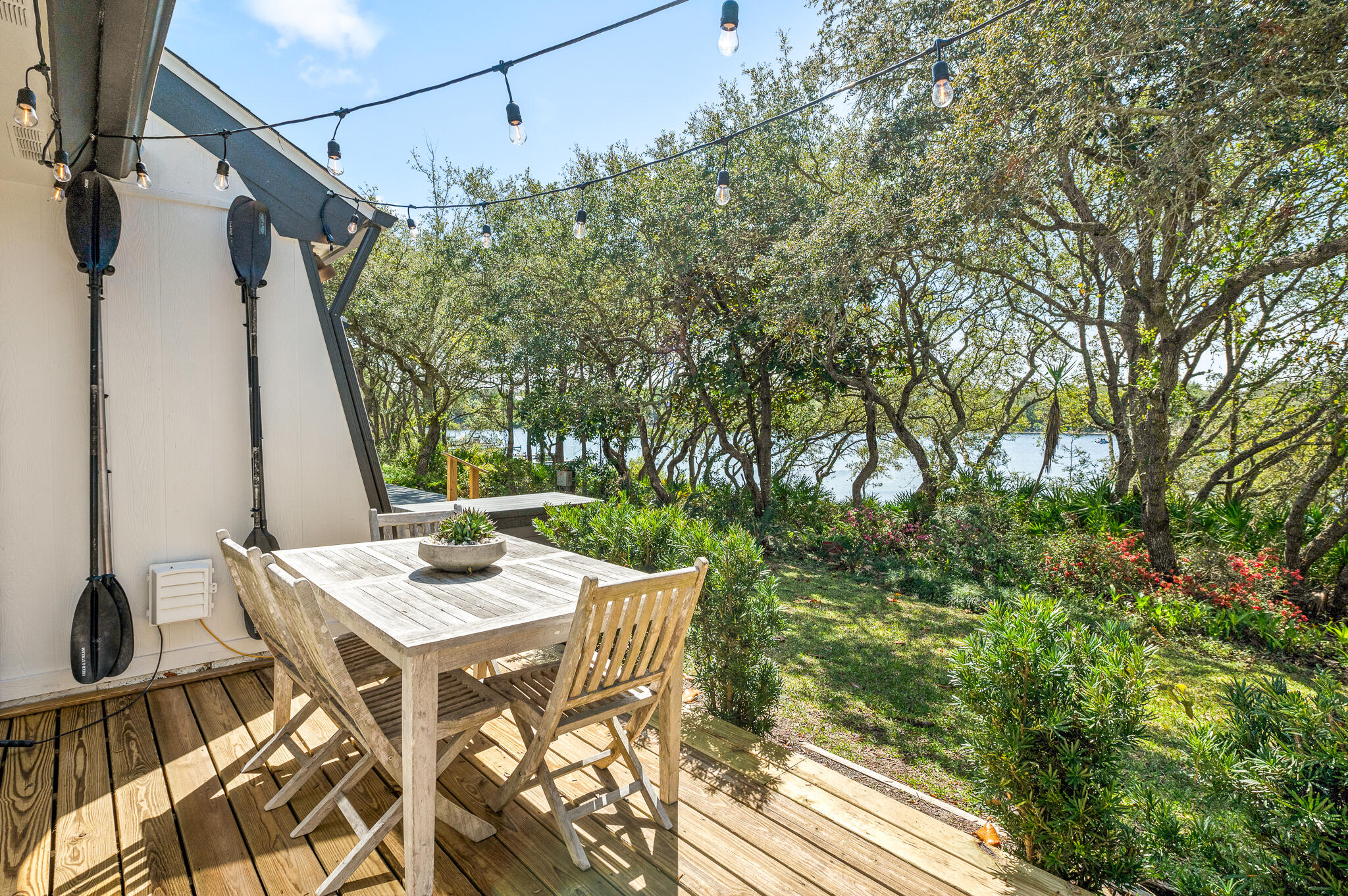 70 North Camp Creek Rd Inlet Beach, Unit 3 Inlet Beach, FL 32461 - Photo 2 of 66 a view of a dinning table and chairs in patio