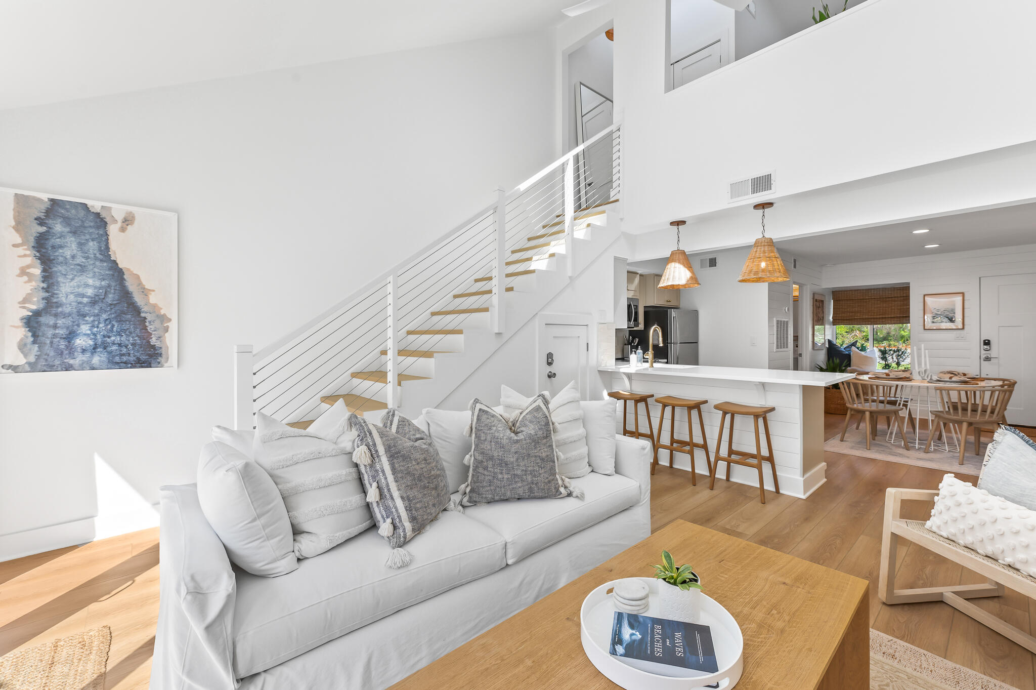 70 North Camp Creek Rd Inlet Beach, Unit 3 Inlet Beach, FL 32461 - Photo 22 of 66 a living room with furniture and wooden floor