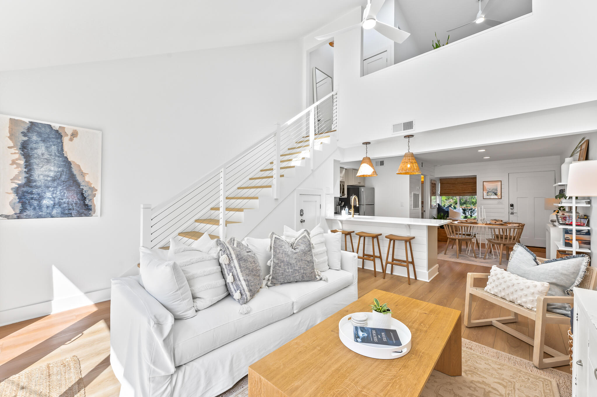70 North Camp Creek Rd Inlet Beach, Unit 3 Inlet Beach, FL 32461 - Photo 23 of 66 a living room with furniture and a table