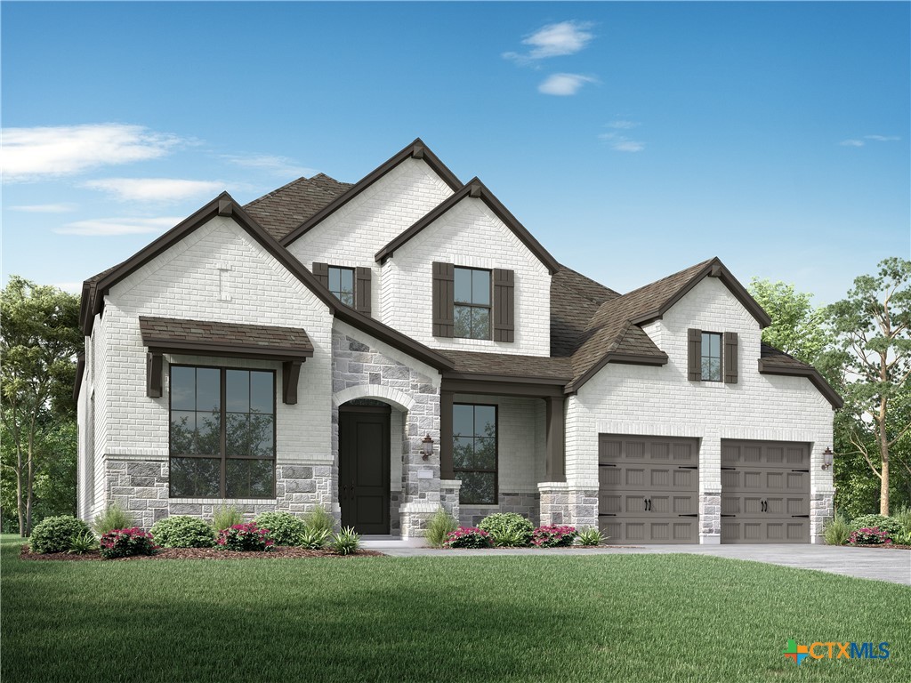 5727 Ryder Road New Braunfels, TX 78130 - Photo 1 of 18 a front view of a house with a yard and trees