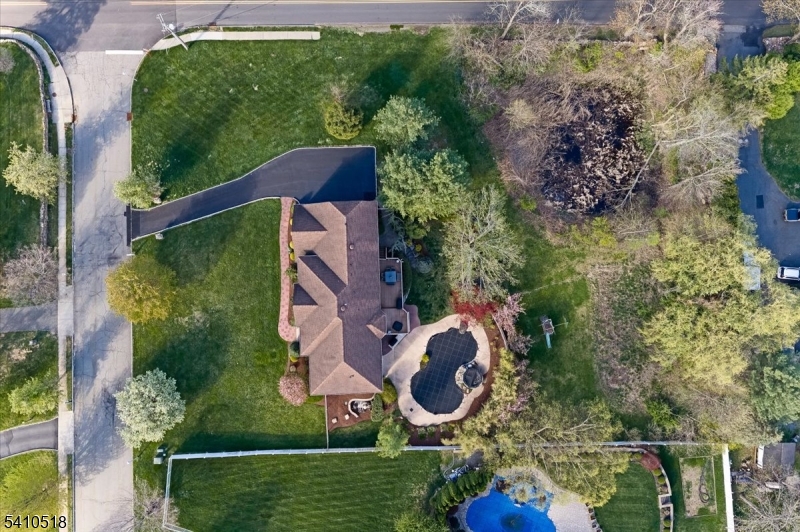 1 Brodziak Road Denville, NJ 07834 - Photo 42 of 42 an aerial view of house with yard swimming pool and outdoor seating
