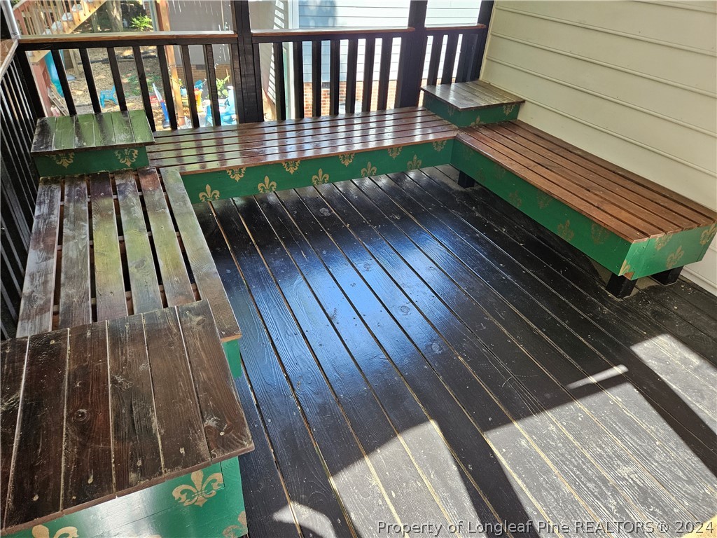 2825 Isabella Drive Raleigh, NC 27603 - Photo 12 of 31 a view of outdoor space with deck