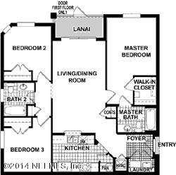 10550 Baymeadows Road, Unit 311 Jacksonville, FL 32256 - Photo 25 of 25 Floor Plan