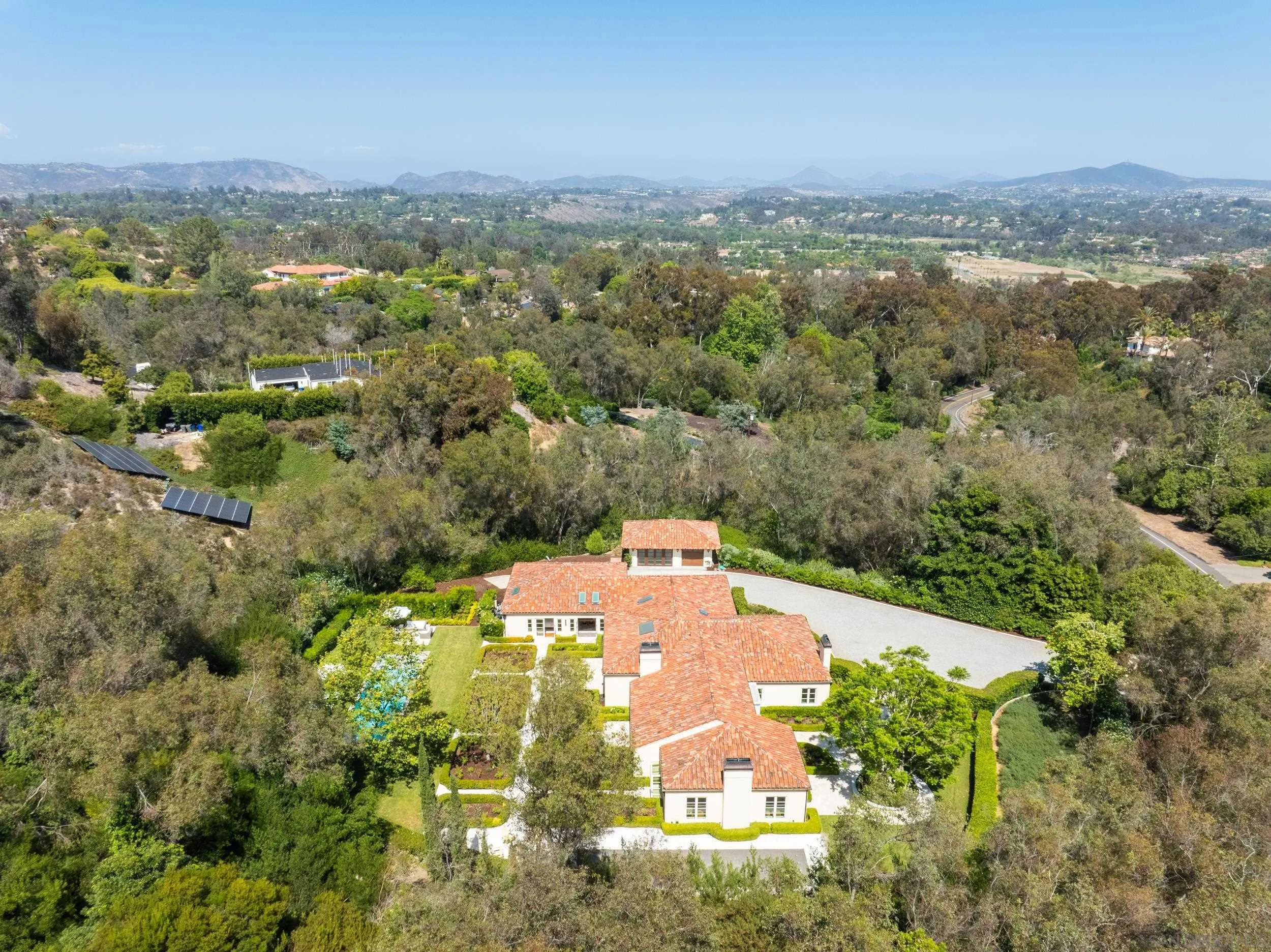 5406 Calzada Del Bosque Rancho Santa Fe, CA 92067 - Photo 30 of 30 an aerial view of residential building with outdoor space