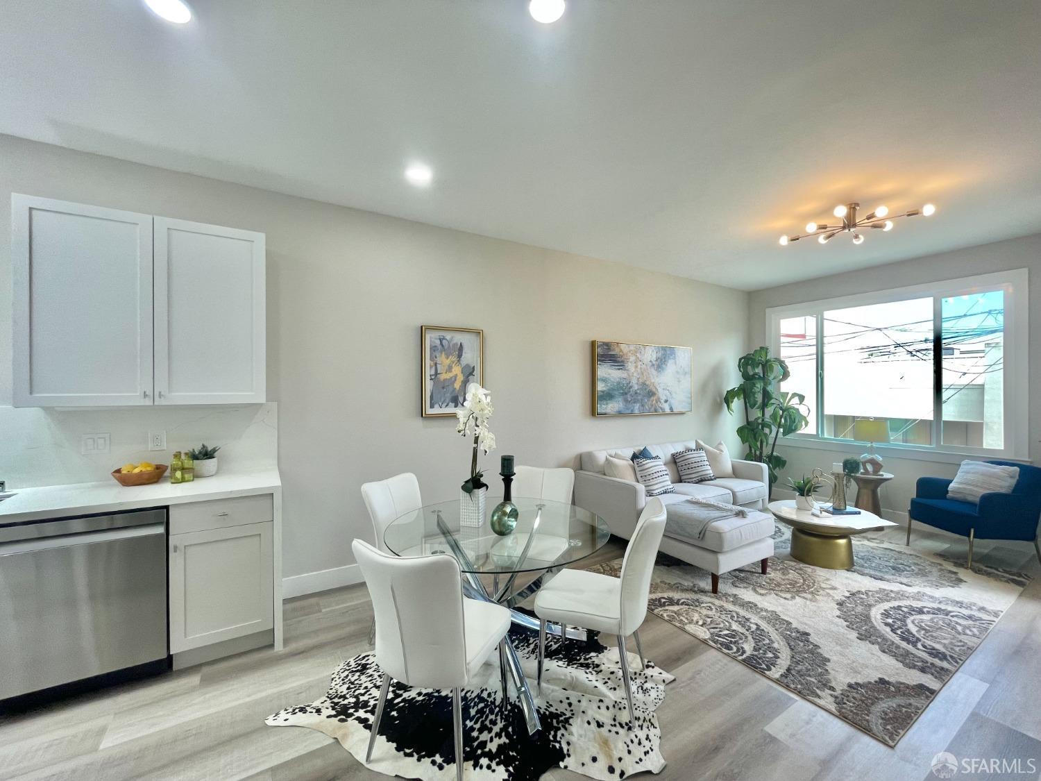 37 Ruth Street San Francisco, CA 94112 - Photo 5 of 26 a living room with furniture a window and a dining table