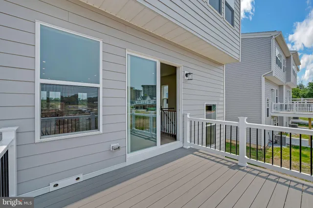 a view of a house with a deck