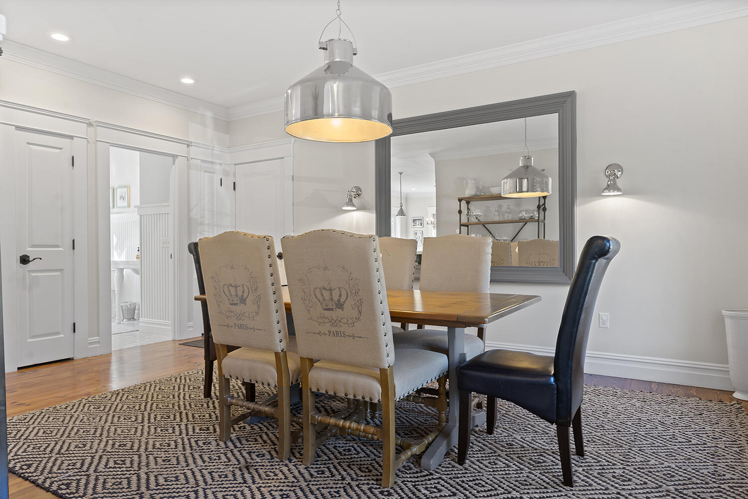16 Mockingbird Drive Edgartown, MA 02539 - Photo 17 of 36 a view of a dining room with furniture