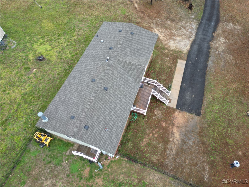 18819 Branchs Road Dinwiddie, VA 23841 - Photo 44 of 50 an aerial view of a house with a yard
