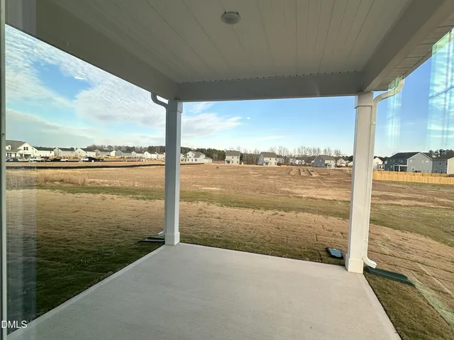 a view of ocean from a balcony