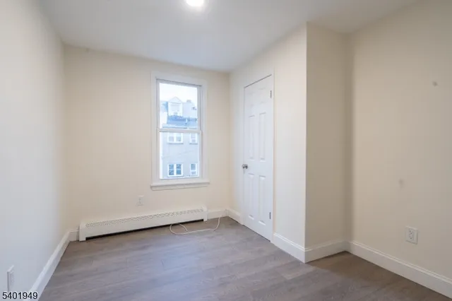 an empty room with window