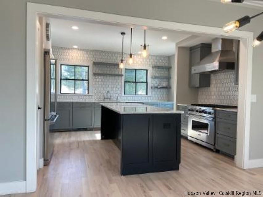 194 Lower Sahler Mill Road Olivebridge, NY 12461 - Photo 6 of 16 a kitchen with a stove and a sink