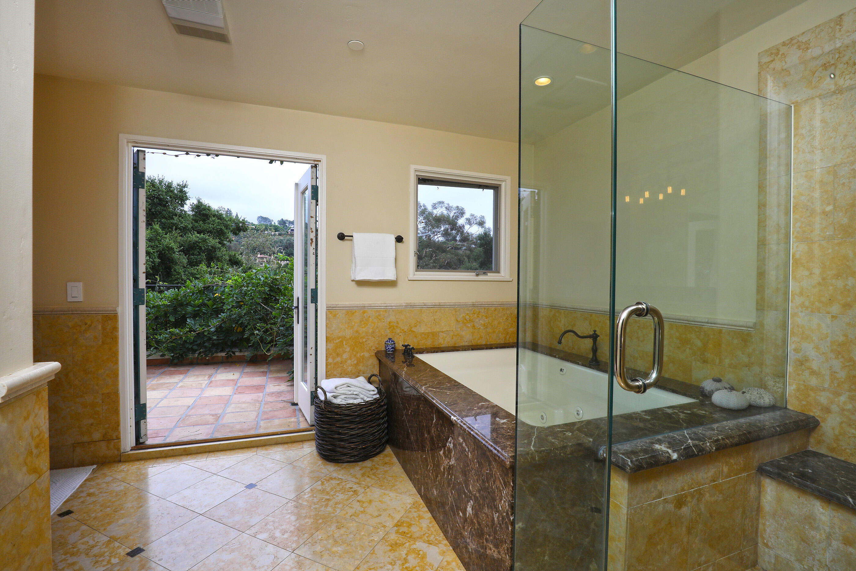 780 Ladera Lane Montecito, CA 93108 - Photo 17 of 25 Primary Bath and Patio