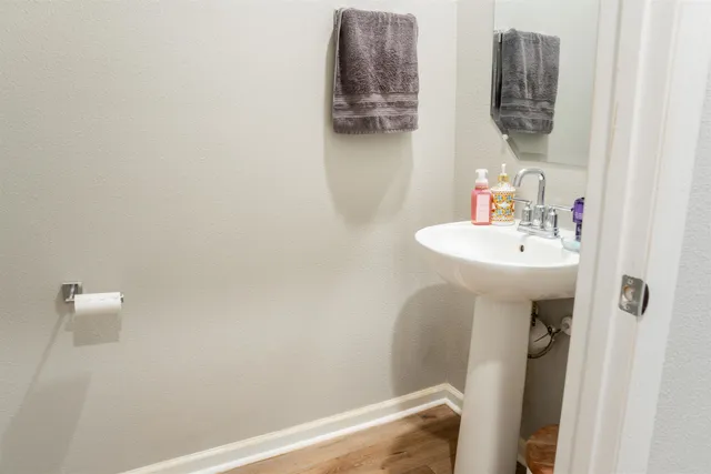 a view of balcony with patio