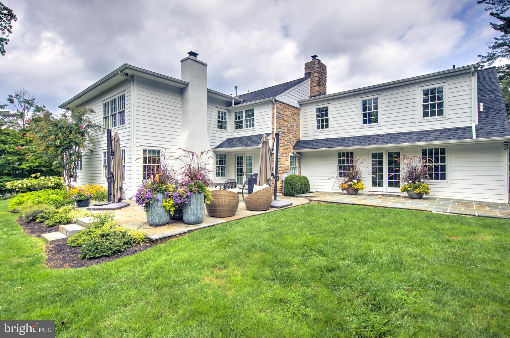314 Bair Road Berwyn, PA 19312 - Photo 61 of 64 Back Patios with access from Living & Family Rooms