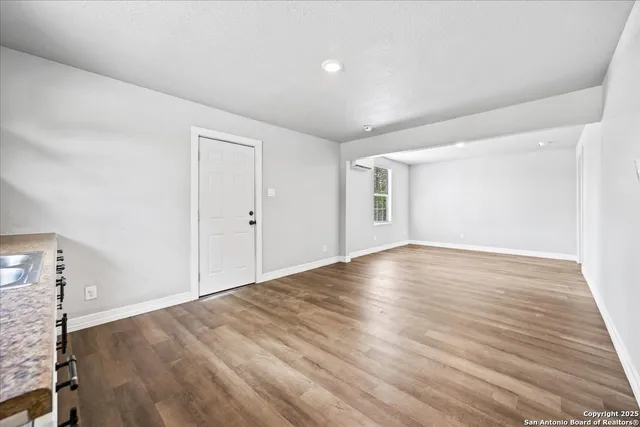 wooden floor in an empty room
