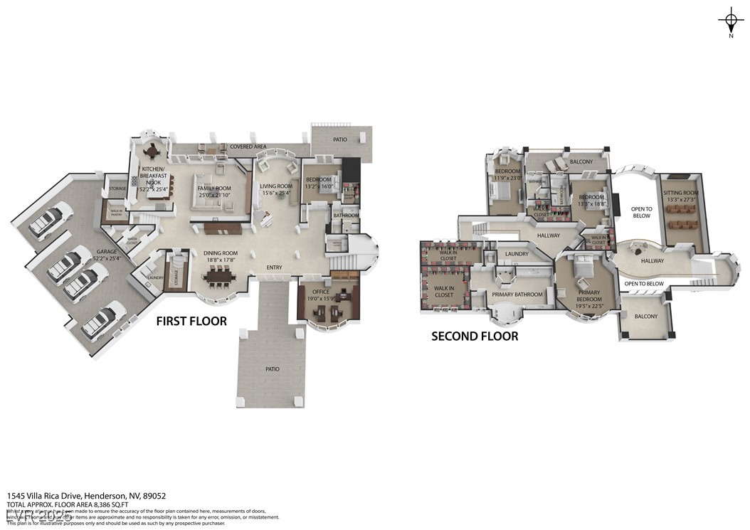 1545 Villa Rica Drive Henderson, NV 89052 - Photo 57 of 61 View of property floor plan