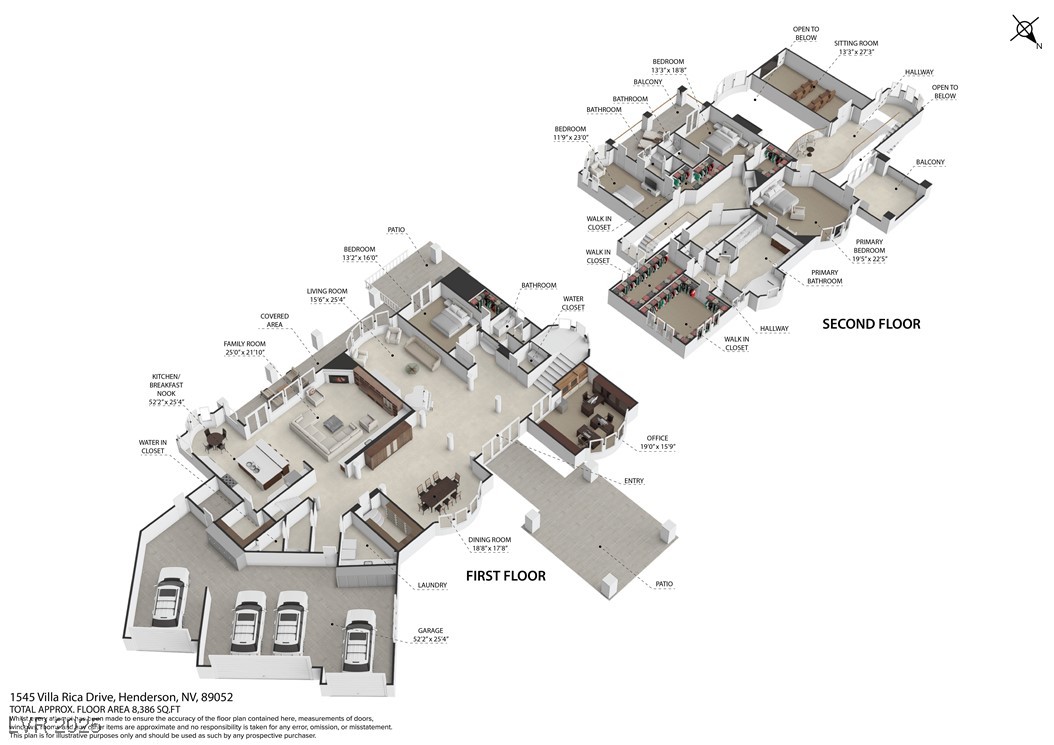 1545 Villa Rica Drive Henderson, NV 89052 - Photo 58 of 61 View of floor plan / room layout
