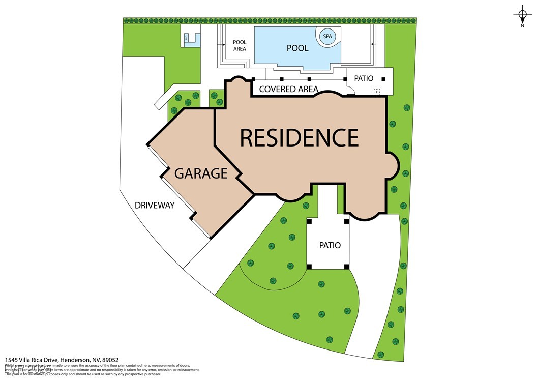 1545 Villa Rica Drive Henderson, NV 89052 - Photo 59 of 61 View of home floor plan