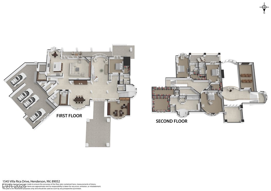 1545 Villa Rica Drive Henderson, NV 89052 - Photo 60 of 61 View of floor plan / room layout