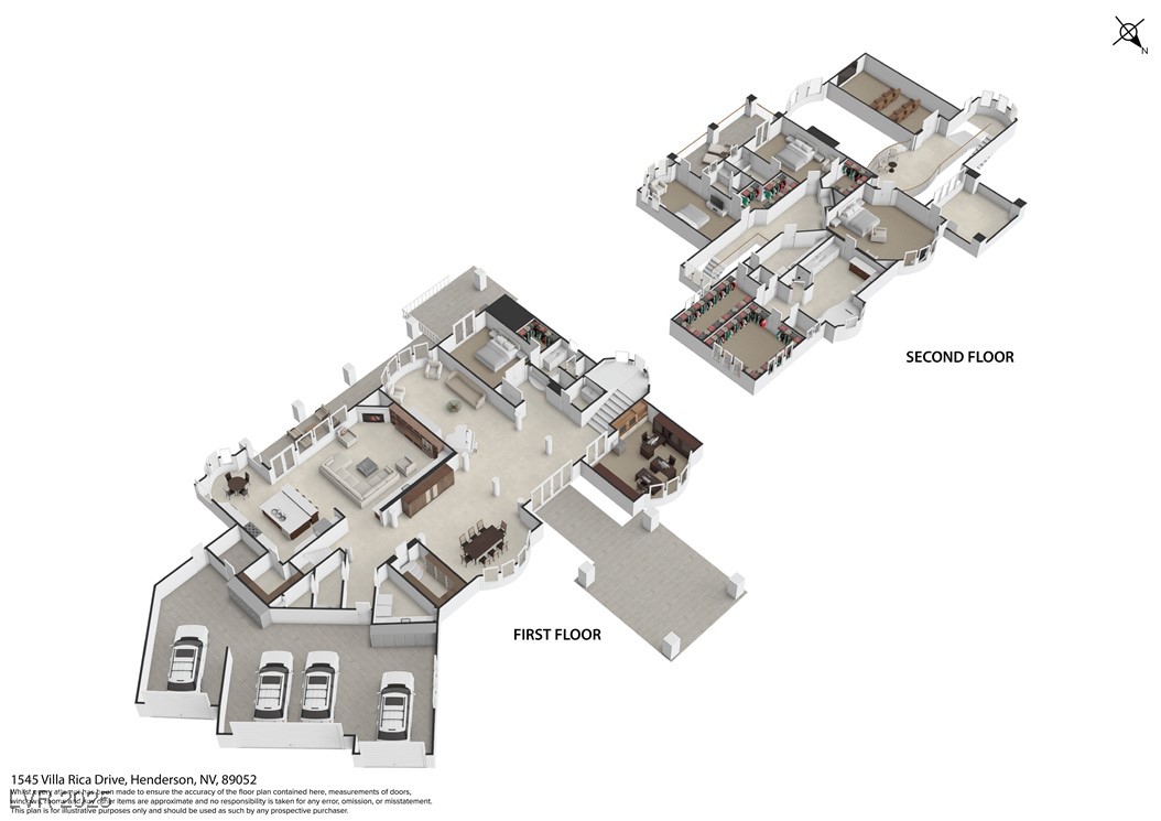 1545 Villa Rica Drive Henderson, NV 89052 - Photo 61 of 61 View of property floor plan