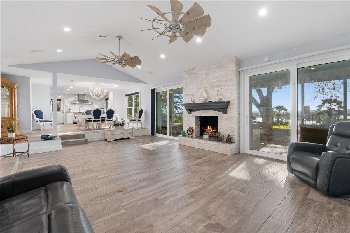 85316 Avant Road Yulee, FL 32097 - Photo 11 of 62 Living Room Open to Kitchen