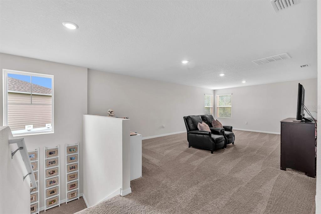 12952 Wellspring Drive Lithia, FL 33547 - Photo 22 of 46 a living room with furniture and a flat screen tv