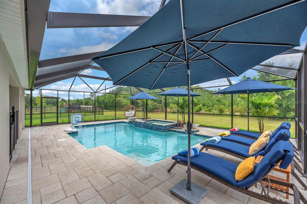 12952 Wellspring Drive Lithia, FL 33547 - Photo 33 of 46 a view of a swimming pool with a patio