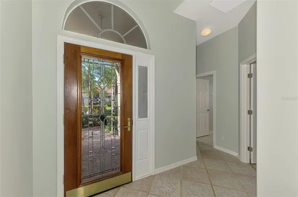 a view of front door with a door