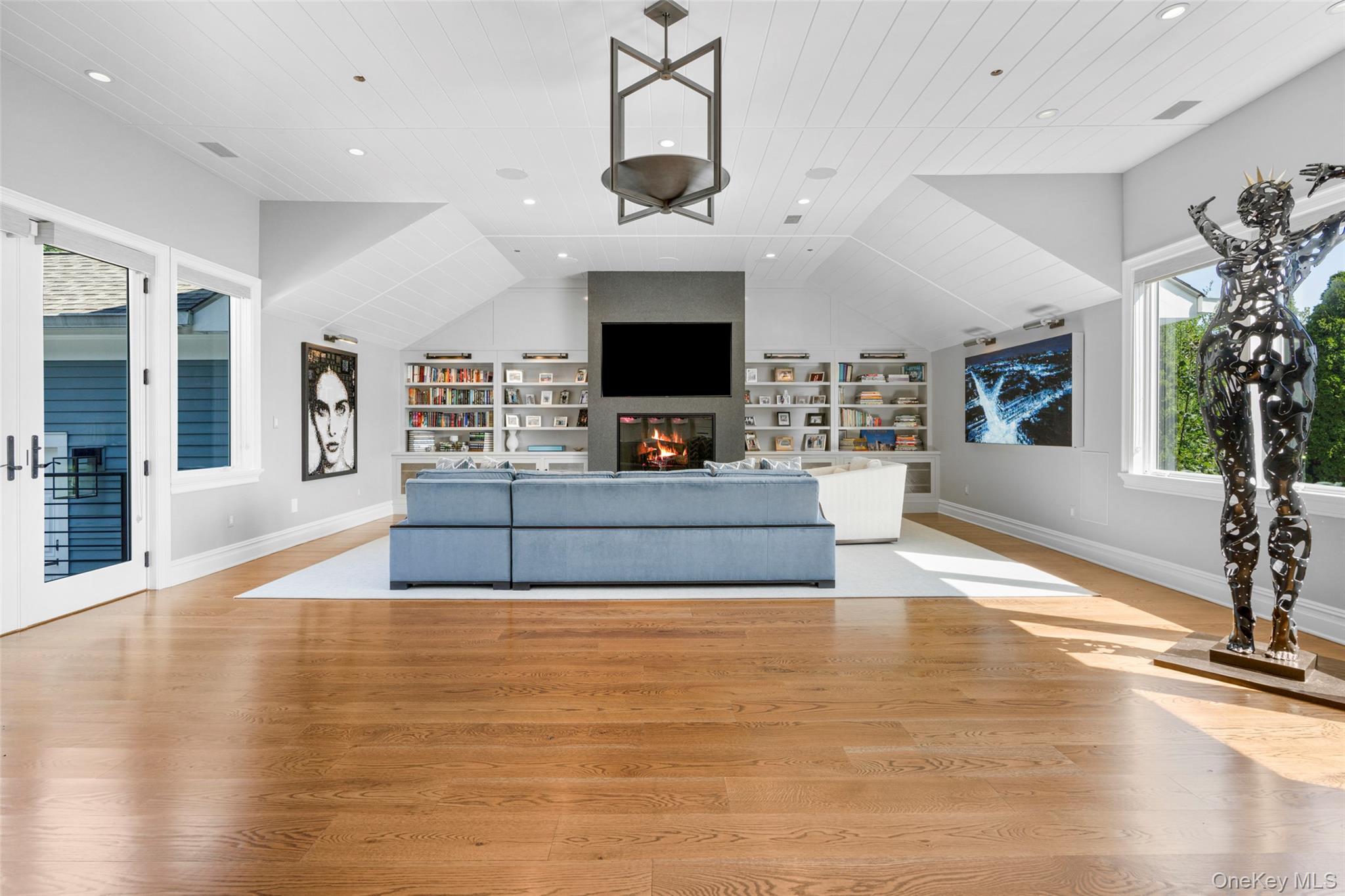 23 Pheasant Drive Rye, NY 10580 - Photo 15 of 30 Light and bright oversized game room with access to the patio, outdoor kitchen and cabanas