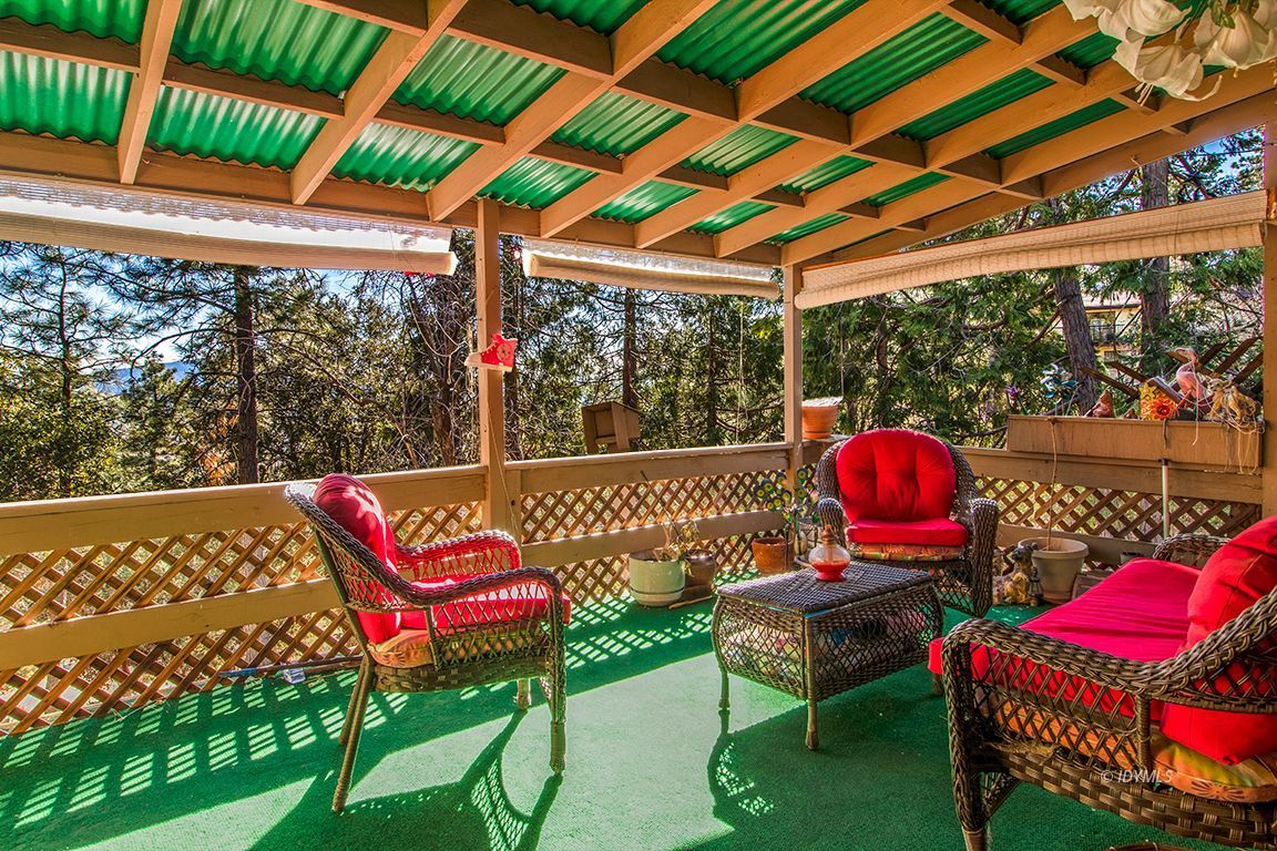 53475 Double View Drive Idyllwild, CA 92549 - Photo 25 of 51 Covered porch towards side steps to shed