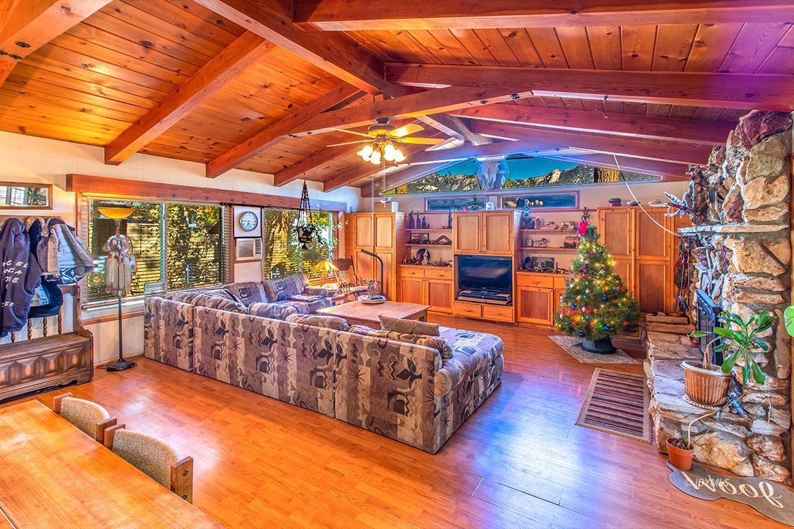 53475 Double View Drive Idyllwild, CA 92549 - Photo 8 of 51 Raised knotty pine ceilings