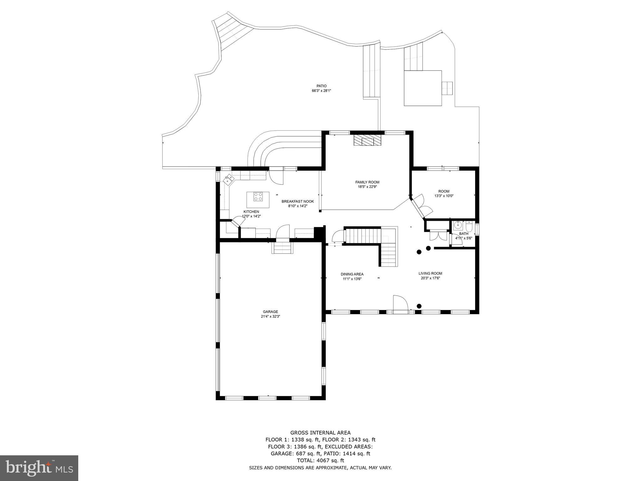 253 Woodard Road Arnold, MD 21012 - Photo 53 of 55 Main level floor plan