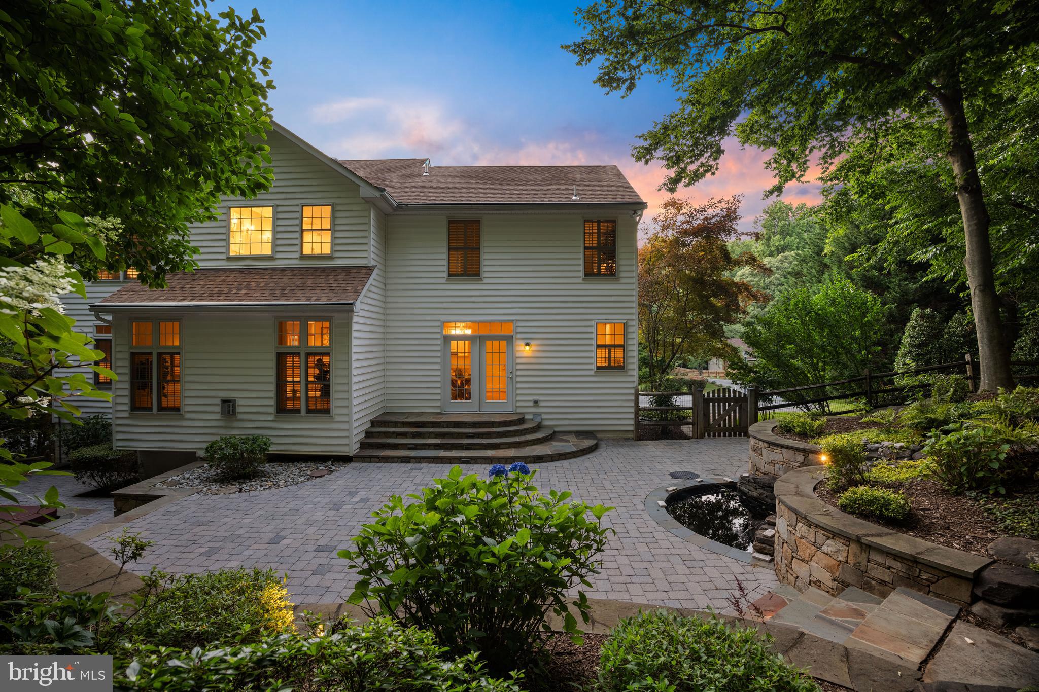 253 Woodard Road Arnold, MD 21012 - Photo 52 of 55 Custom landscaped back with pond- an oasis!
