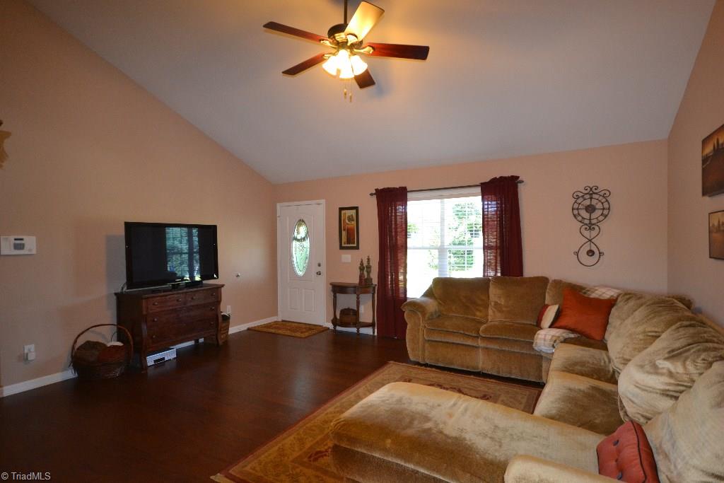 5104 Jordan Valley Road Trinity, NC 27370 - Photo 3 of 21 Great Room - Hardwood Floors, Vaulted Ceiling