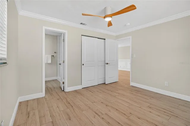 wooden floor in an empty room