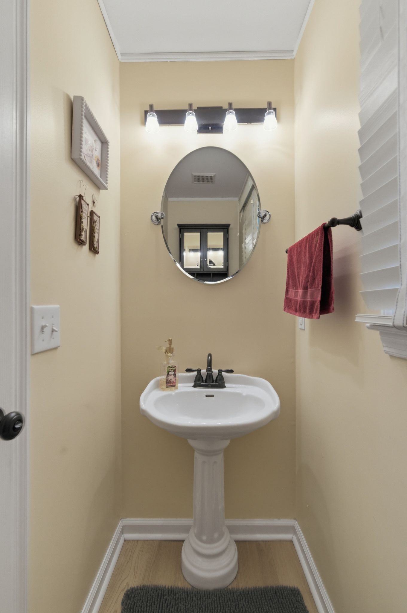99 Smoke Rise Circle Manchester, TN 37355 - Photo 19 of 45 a bathroom with a sink and a mirror
