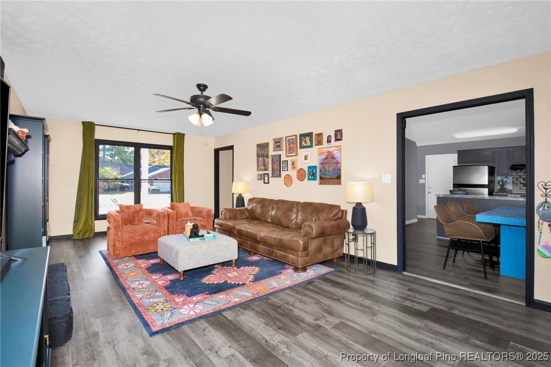 529 Old Farm Road Fayetteville, NC 28314 - Photo 12 of 35 a living room with furniture and a large window