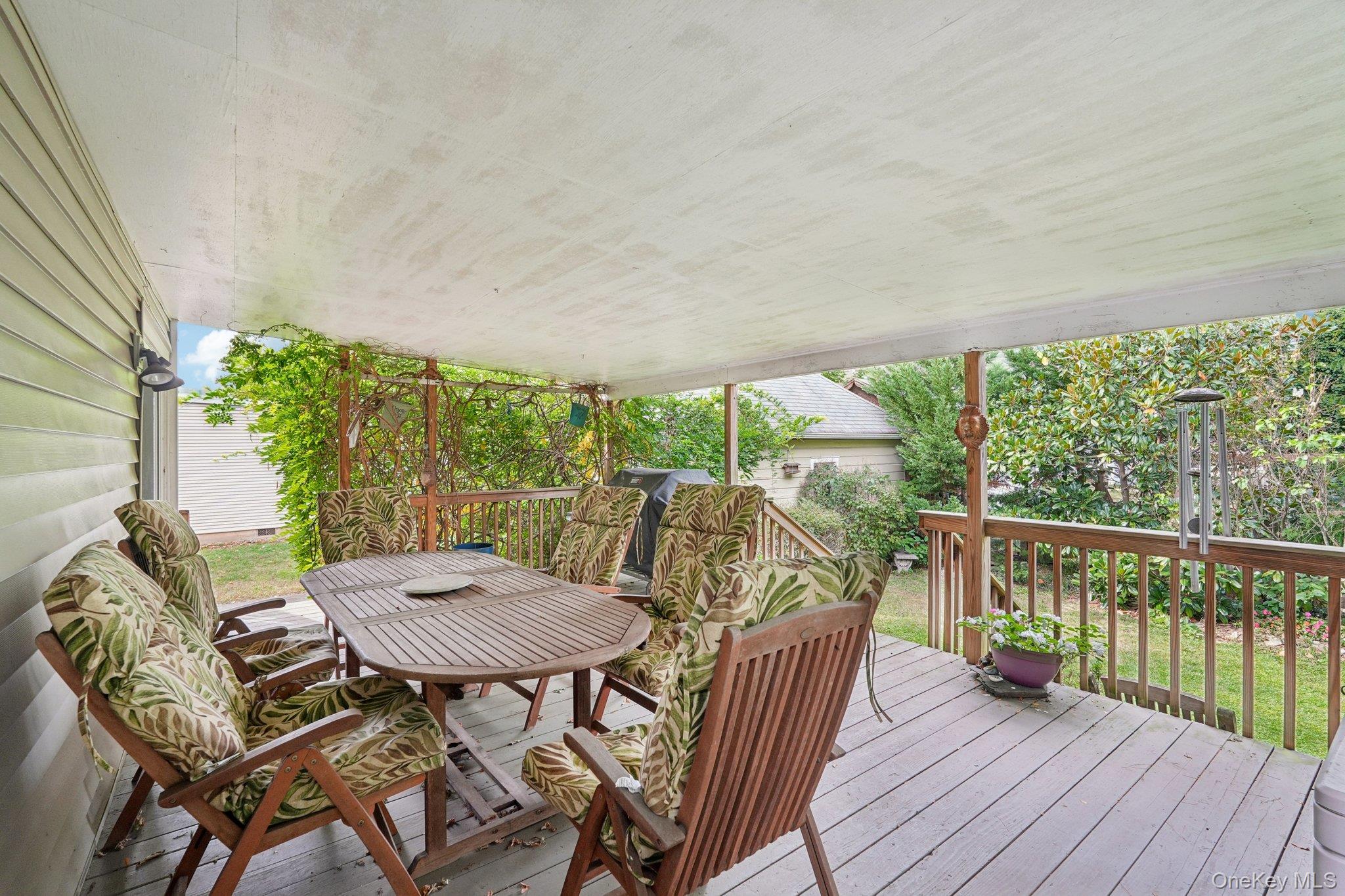 74 East Maple Avenue Suffern, NY 10901 - Photo 40 of 50 Deck with area for grilling and outdoor dining area
