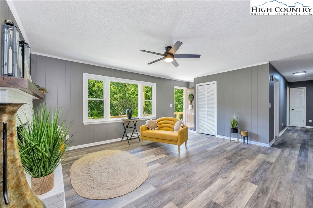 393 Carter Miller Road Todd, NC 28684 - Photo 26 of 50 a living room with furniture and a large window