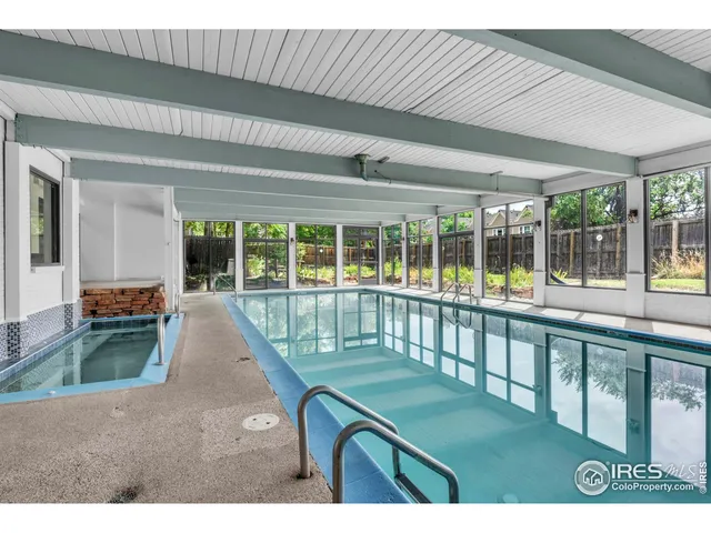 a view of wooden door